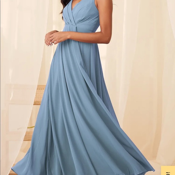 Lulu’s Blue Maxi Dress - Picture 2 of 5